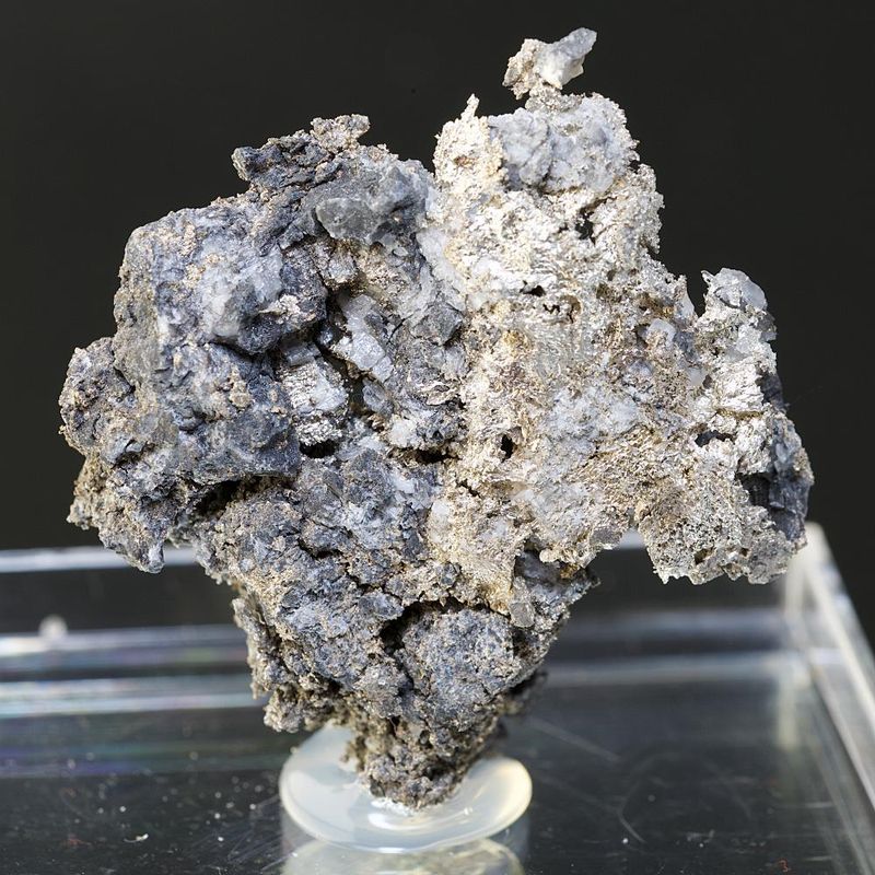 Native silver from Kongsberg, Norway,