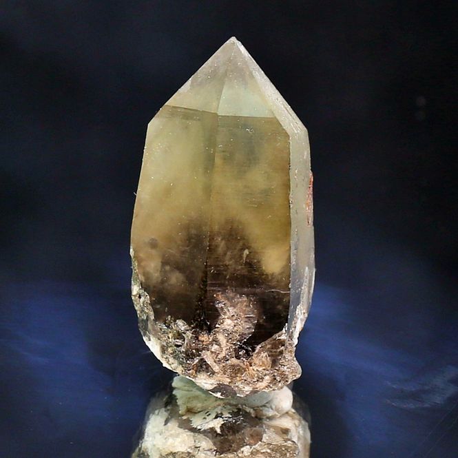 Main Image Golden citrine with smoky phantom from Hurum, ...